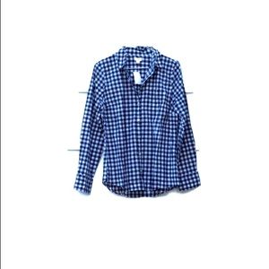 J Crew Checkered Dress Shirt Long Sleeve